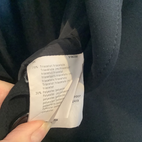 BASLER Womans Black Blazer 3 Button With Pleats on the Back Size 48/ US 16 - Picture 9 of 9